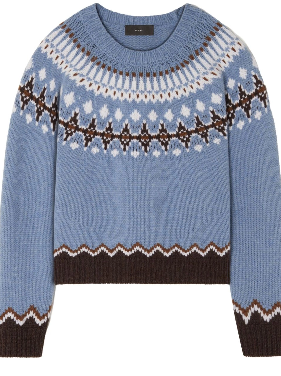 Cheap Alanui Women Sweet virgin-wool Winter jumper 0818